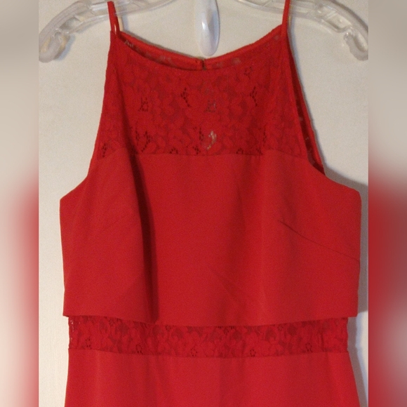 AIDAN MATTOX WOMEN'S/MISSES SIZE 12 RED OCCASION DRESS PARTY DATE WEDDING - Picture 4 of 10